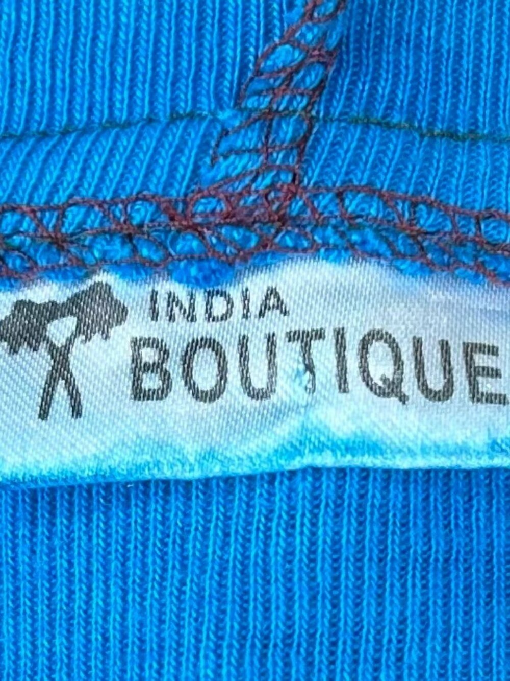 India Boutique Y2K Cotton Patchwork Hippy Hoodie Jacket Size M - Picture 9 of 11